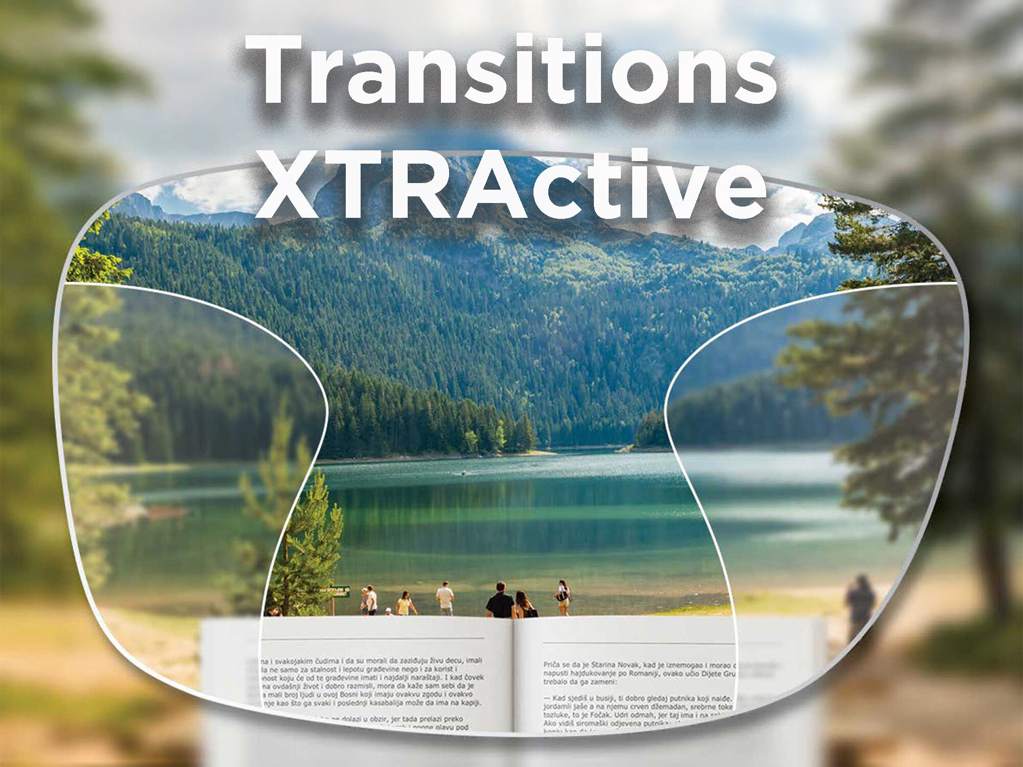 Lente progressiva UltraLux Transitions XTRActive 1.50