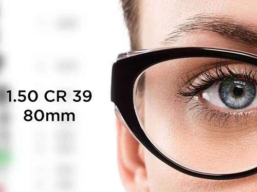 Lenti Monofocali di ricetta 1.50 CR-39 80mm
