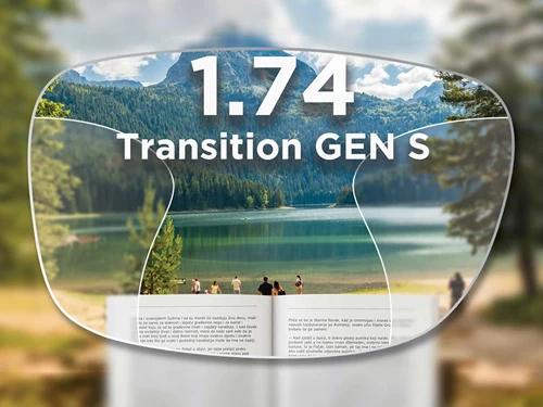 Lenti progressive 1.74 High Index Transitions Gen S UltraLite